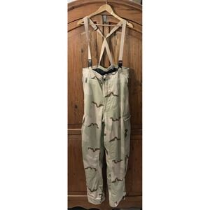 Military Chemical Protective NFR Overgarment Pants Medium Long Desert Camo